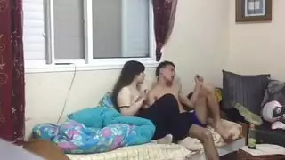 شريط جنس مصري هاوي: العشيقة تتوسل لقضيب عشيقها