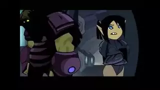 cartoon cutie gets anal creampie in supply closet