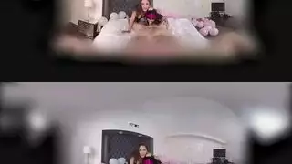 جلسة نيك في الواقع الافتراضي: جوانا تأخذ زب قوي في الجنة الرقمية