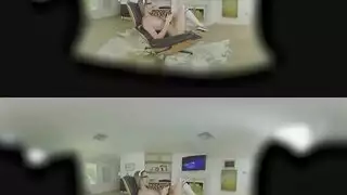 عاهرة جامحة تجرب جنس افتراضي متطرف