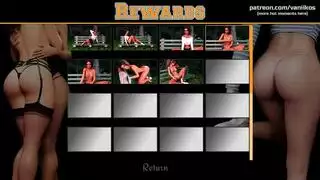 فتاة الهنتاي ذات الشعر الأحمر والصدر الكبير في حركة إباحية قاسية