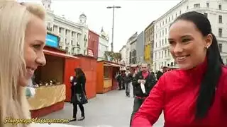 عاهرات مكتنزات تأخذ زب كبير في كل فتحة